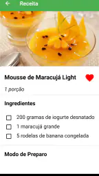 Receitas Fitness Faceis screenshot