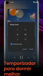 Reprodutor de música offline screenshot