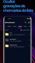 Reprodutor de música offline screenshot