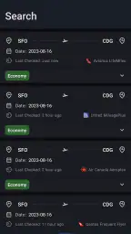Seats.aero screenshot