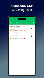 Simulado CNH: Prova 2026 screenshot