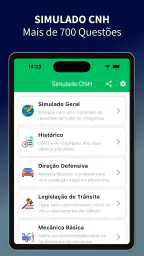 Simulado CNH: Prova 2026 screenshot