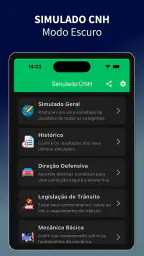 Simulado CNH: Prova 2026 screenshot