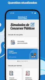 Simulado de Concursos Públicos screenshot