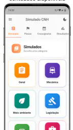 Simulado Prova de Habilitação screenshot