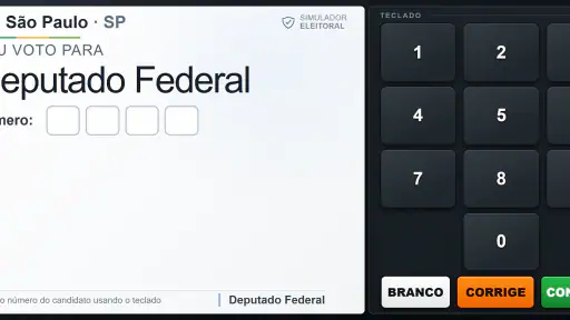 Simulador de Urna 2026 – Vote screenshot