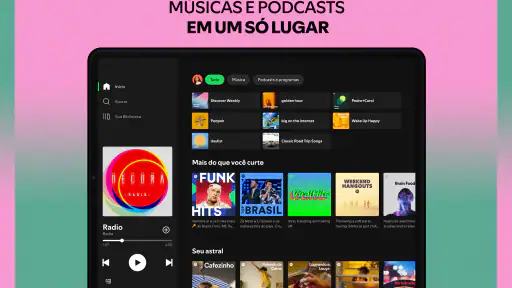 Spotify: música e podcasts screenshot