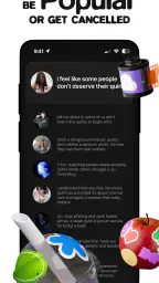 status - sims but social media screenshot