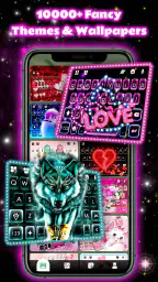 Teclado Neon Love screenshot