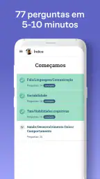 Teste de sinais de autismo screenshot
