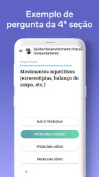 Teste de sinais de autismo screenshot