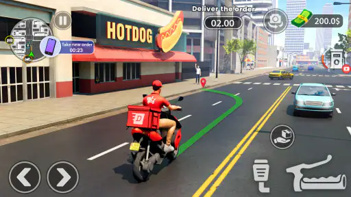 Urban Food Delivery Game screenshot