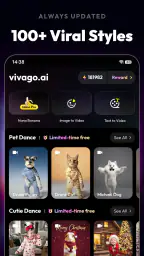 vivago.ai - Vídeo e Efeitos IA screenshot