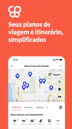 Wanderlog Organizador viagens screenshot