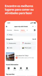 Wanderlog Organizador viagens screenshot
