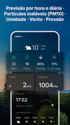 WeatherPop Português (+alarme) screenshot