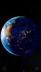 3D Earth & Real Moon screenshot