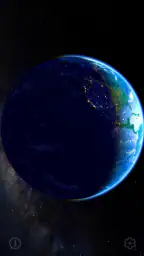 3D Earth & Real Moon screenshot