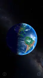 3D Earth & Real Moon screenshot