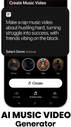 AI Music Video Maker - Rap AI screenshot