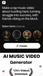 AI Music Video Maker - Rap AI screenshot