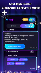 AI Sång- och Textgenerator screenshot