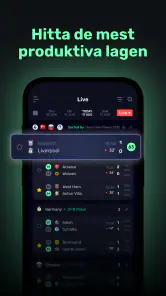 AIstats: Fotboll Live-resultat screenshot