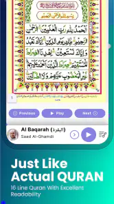 Al Quran MP3 Audio Offline App screenshot