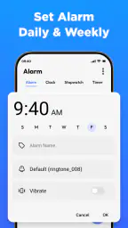 Alarm Clock- Stopwatch & Timer screenshot