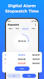 Alarm Clock- Stopwatch & Timer screenshot
