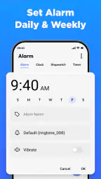 Alarm Clock- Stopwatch & Timer screenshot