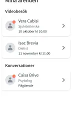 Aleris - vård i mobilen screenshot