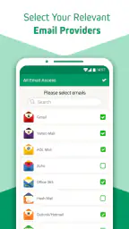 All Email Access: Mail Inbox screenshot