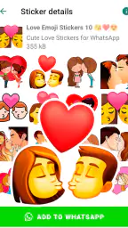 Älskar emoji för WhatsApp screenshot