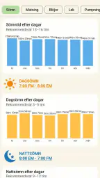 Amning och bebisdagbok screenshot
