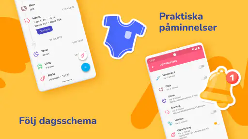 Amnings app: Bebis utveckling screenshot