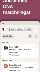Ancestry: Släktforskning & DNA screenshot