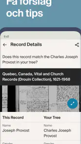 Ancestry: Släktforskning & DNA screenshot