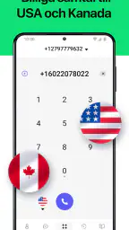 Andra telefonnummer för samtal screenshot