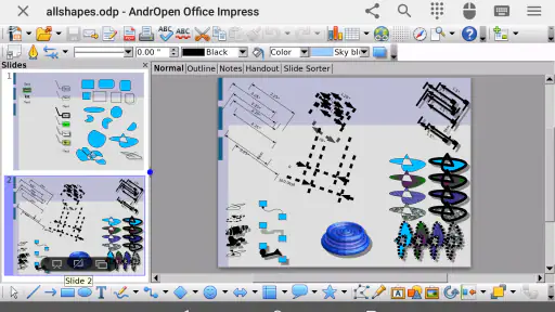 AndrOpen Office screenshot