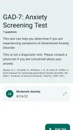 Anxiety Test screenshot