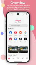 aPlayer - Video Play, Web Cast screenshot