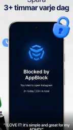 AppBlock - Blocka app & sidor screenshot