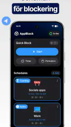 AppBlock - Blocka app & sidor screenshot
