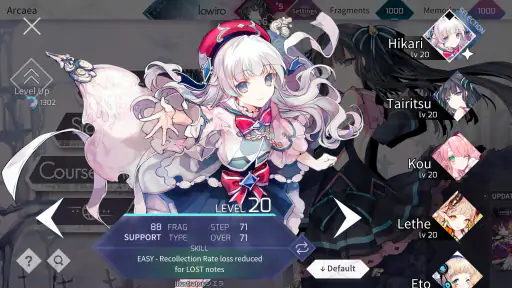 Arcaea screenshot
