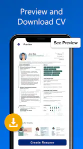 Återuppta Byggare Cv skapare screenshot