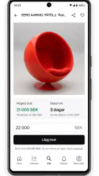 Auctionet screenshot