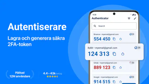 Authenticator screenshot