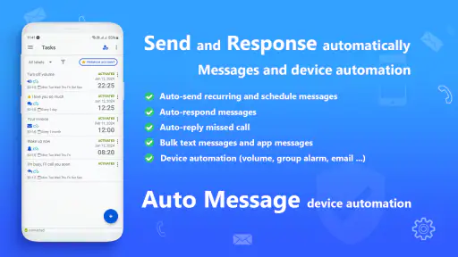 Auto Message: send SMS & reply screenshot