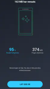 AVG Cleaner – lagringsrensare screenshot